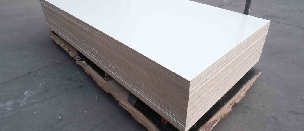 white melamine plywood